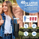 Stainless Steel Tumbler with lid and Straw 1000ML Cup