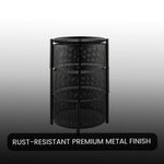3 Layer Premium Round Metal Trolley
