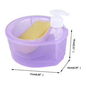 Double Layer Round Liquid soap Dispenser