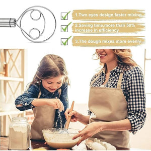 Aata stainless steel Dough whisk(Buy 1 get 1 Free )