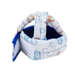 Baby head protector with adjustable headguard