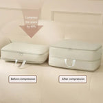 Space saver compression storage bag