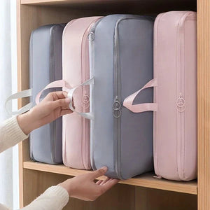 Space saver compression storage bag