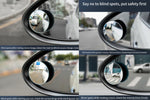 360 degree blind spot rear view mirror (Pack of 2)