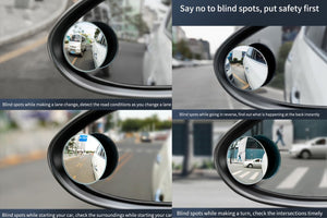 360 degree blind spot rear view mirror (Pack of 2)