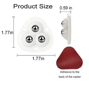360 Degree Mini Caster Wheels for Home appliances