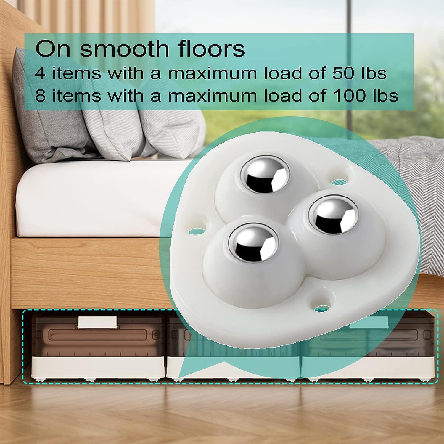 360 Degree Mini Caster Wheels for Home appliances