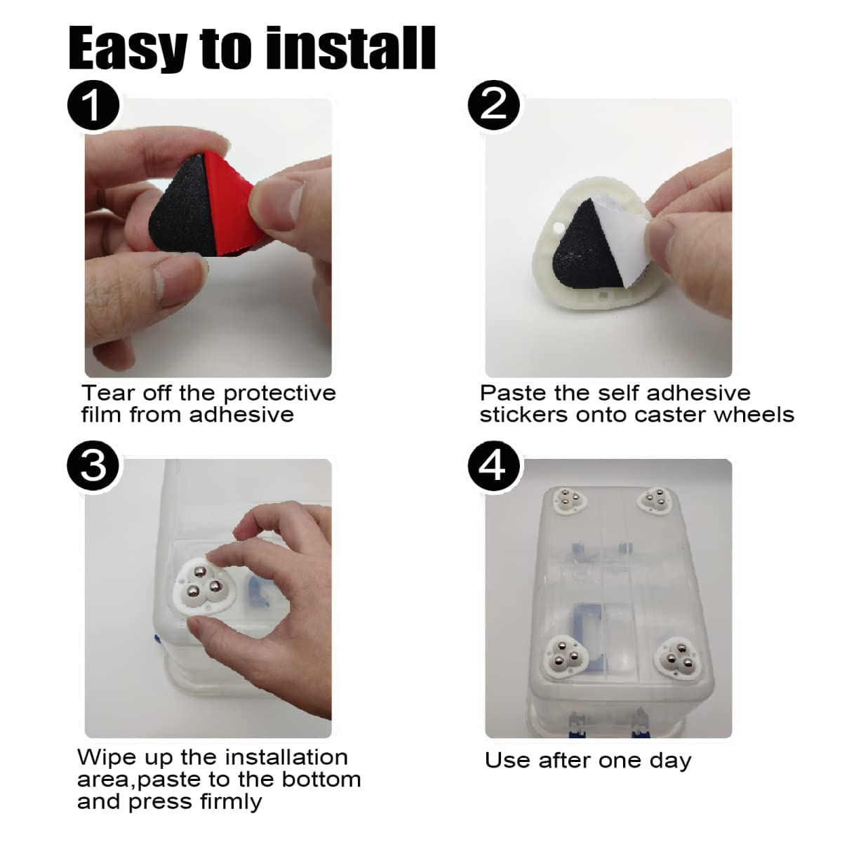 360 Degree Mini Caster Wheels for Home appliances