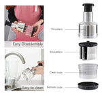 Stainless steel blade Multifunctional vegetable hand chopper