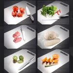 Stainless Steel Chopping Board for Kitchen(42*32cm)(Original Big size)