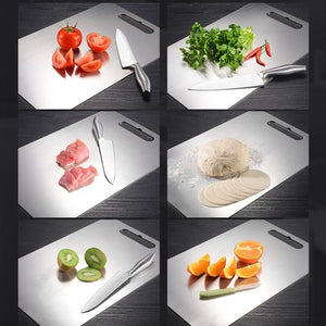 Stainless Steel Chopping Board for Kitchen(42*32cm)(Original Big size)