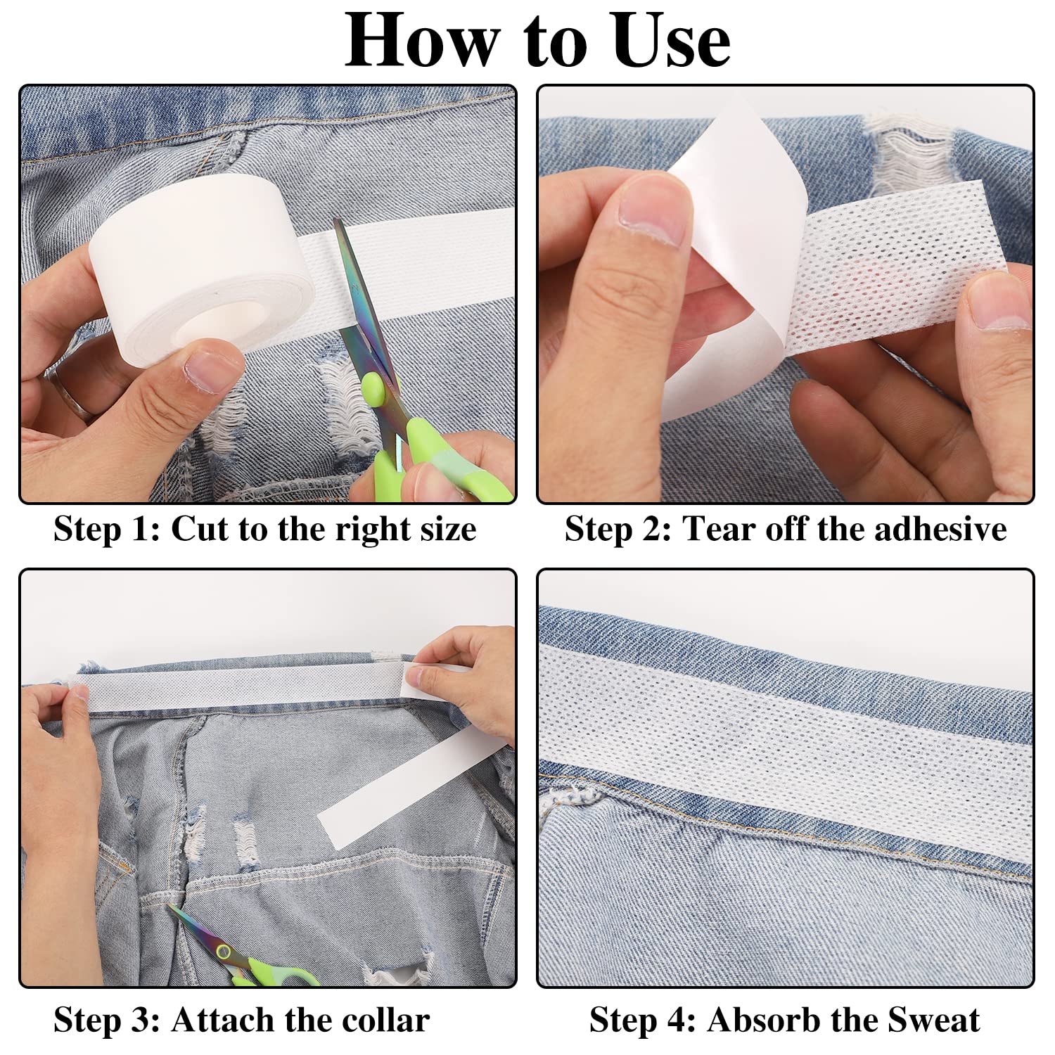 Self-adhesive Sweat Pads tape