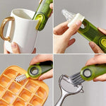 3 in 1 Multifunctional Bottle Cleaning Brush