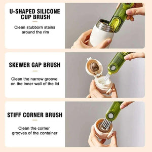 3 in 1 Multifunctional Bottle Cleaning Brush