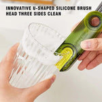 3 in 1 Multifunctional Bottle Cleaning Brush