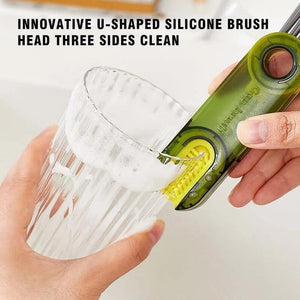 3 in 1 Multifunctional Bottle Cleaning Brush