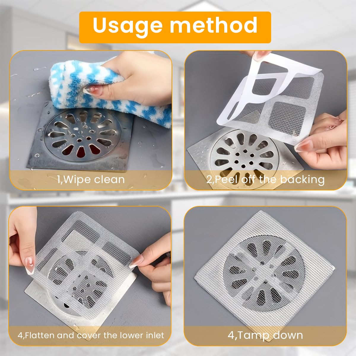Waterproof Drain stickers