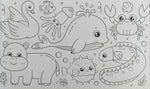 Drawing Paper Roll Sheet Book for kids (30*300 cm)with adhesive