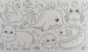 Drawing Paper Roll Sheet Book for kids (30*300 cm)with adhesive