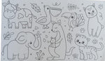 Drawing Paper Roll Sheet Book for kids (30*300 cm)with adhesive