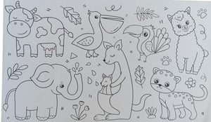 Drawing Paper Roll Sheet Book for kids (30*300 cm)with adhesive
