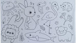 Drawing Paper Roll Sheet Book for kids (30*300 cm)with adhesive