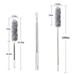 Microfiber Feather Duster with 100 inches expandable multipurpose use