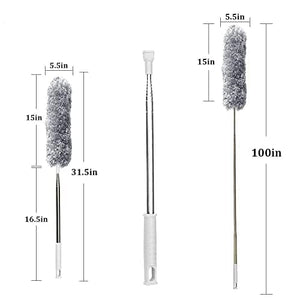 Microfiber Feather Duster with 100 inches expandable multipurpose use