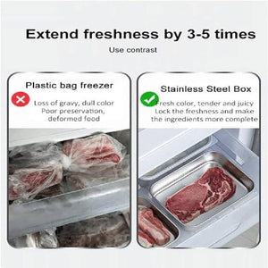 Stainless Steel Food Storage Container with Lids