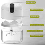Usb Rechargeable Mini Electric Chopper(250 ml)-45 Watts
