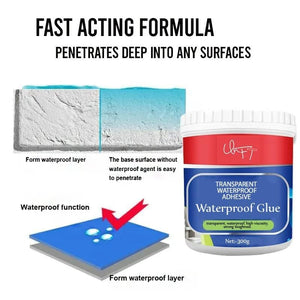 Waterproof Transparent Crack Seal Glue with brush