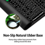 Anti-Slip Keyboard Pad with Office Excel Microsoft Software Shortcuts(80*30cm)