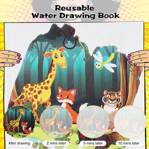Reusable Magical Water Painting Book (Pack of 4 books + 4 pens)