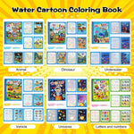 Reusable Magical Water Painting Book (Pack of 4 books + 4 pens)