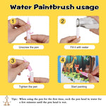 Reusable Magical Water Painting Book (Pack of 4 books + 4 pens)