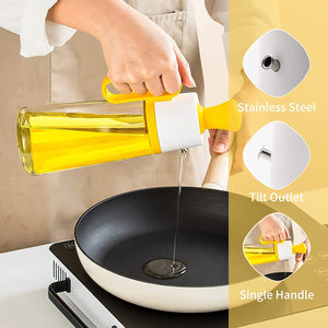 Oil Dispenser Bottle with Brush