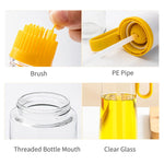 Oil Dispenser Bottle with Brush