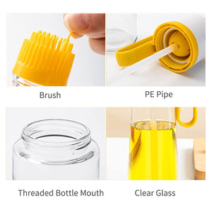 Oil Dispenser Bottle with Brush