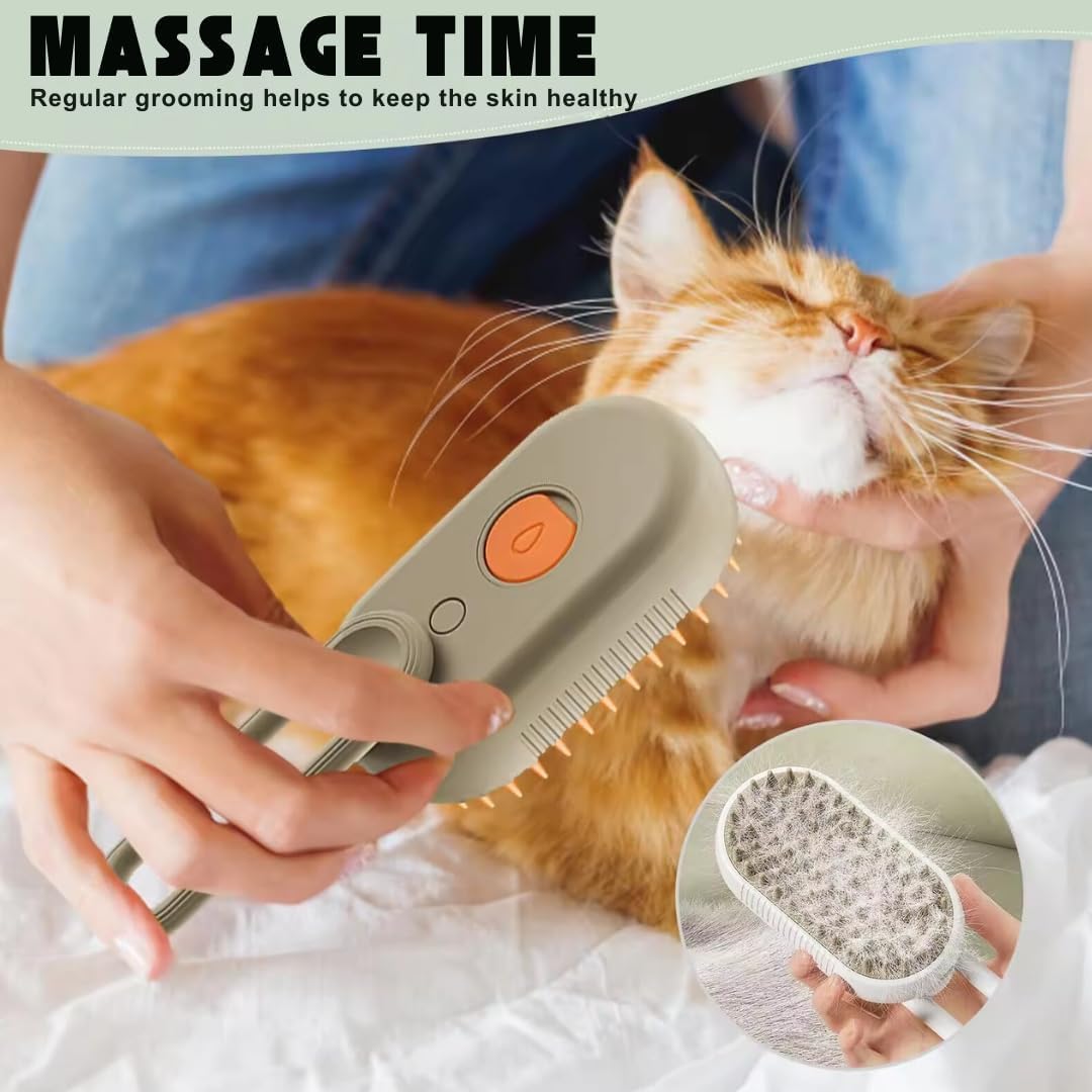 Steaming Pet Hair Brush ( Cats /dogs)
