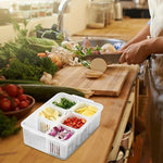 Compartment  Fridge Storage Box