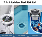 Kitchen 3 in 1 Sink Drain Strainer