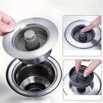 Kitchen 3 in 1 Sink Drain Strainer