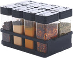 8 Pcs Spice Sets Airtight Jar Masala Box